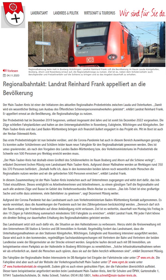 4.11.2020 Pressebericht LRA Main-Tauber